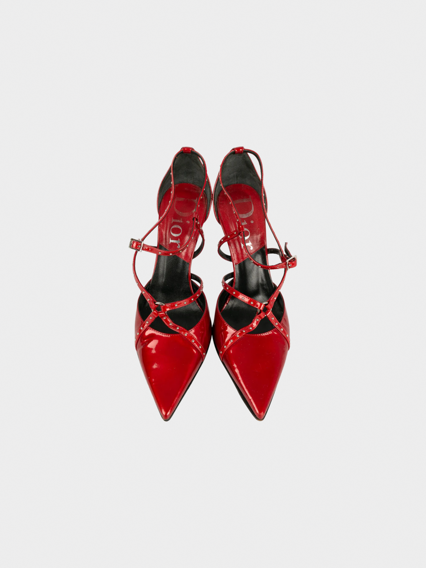 Christian Dior 2000s Red Patent Leather Pumps