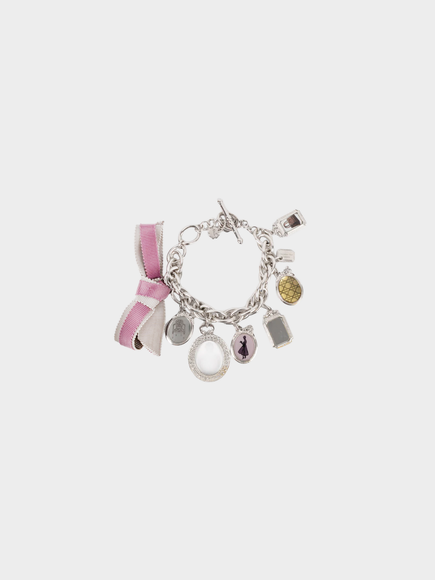 Christian Dior 2000s Multi Charm Bracelet and Necklace Set