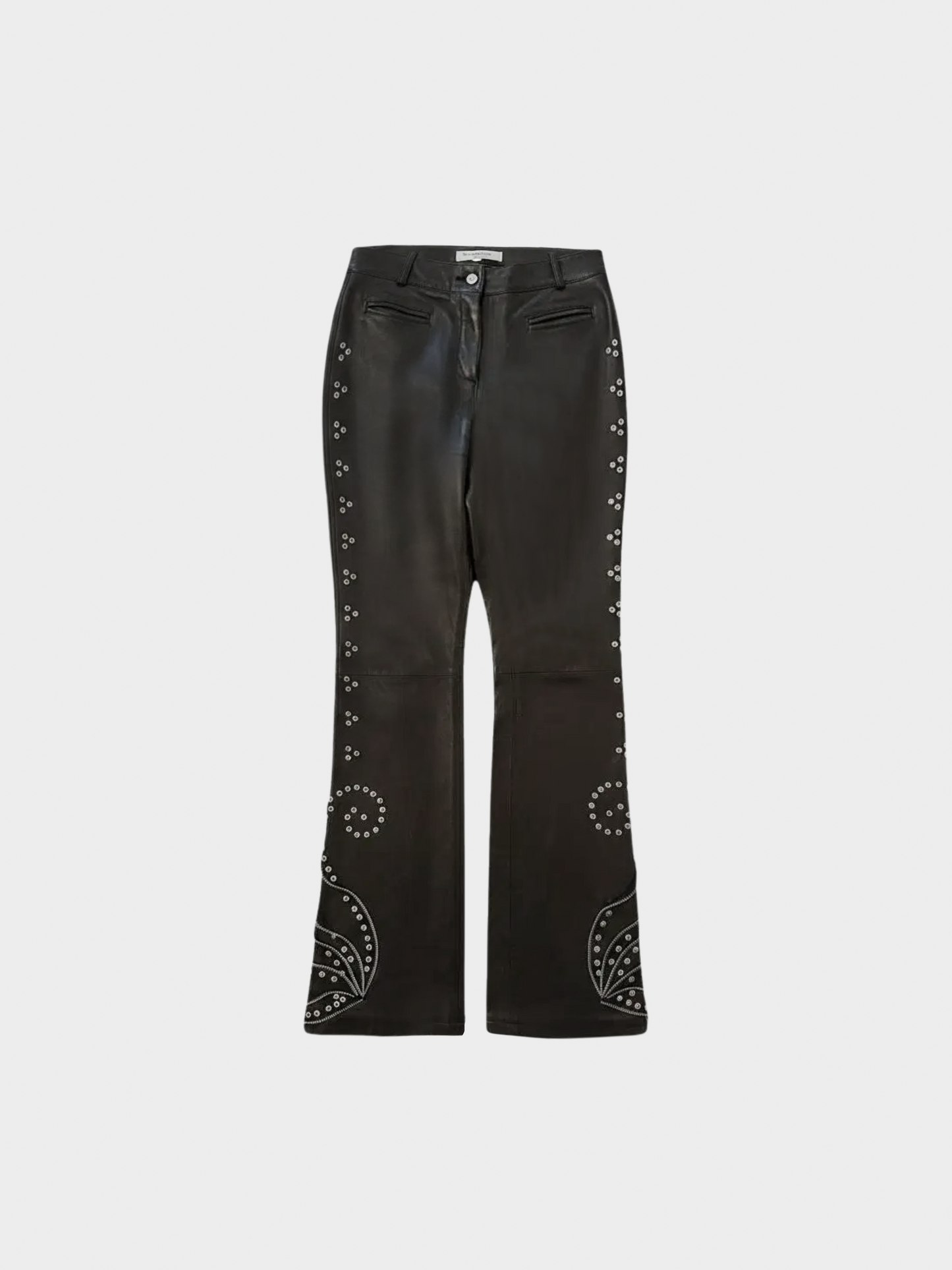 Christian Dior FW 2003 Black Leather Pants