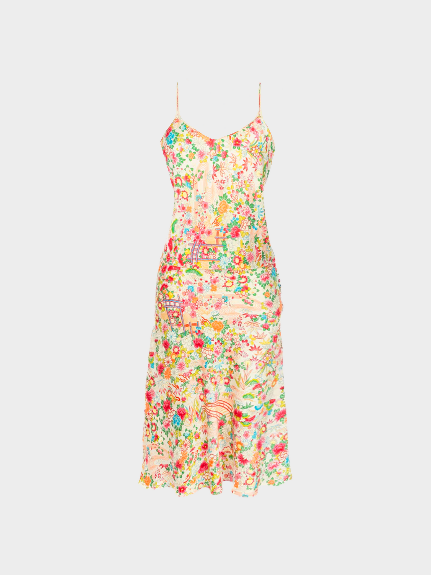 Christian Dior SS 2002 Matching Floral Print Cardigan, Top, and Skirt Set