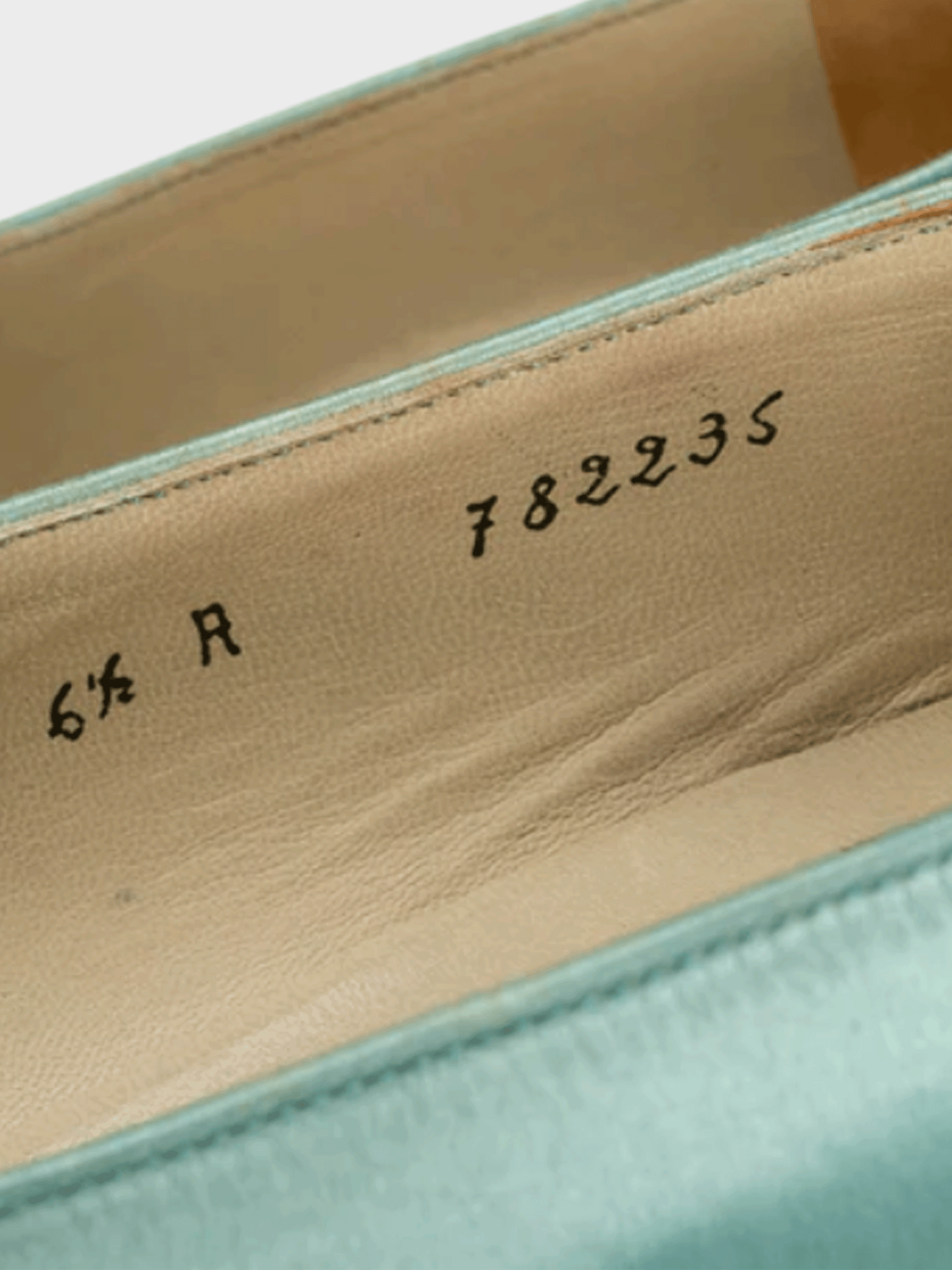 Christian Dior 1960s Light Blue Silk Bow Pumps
