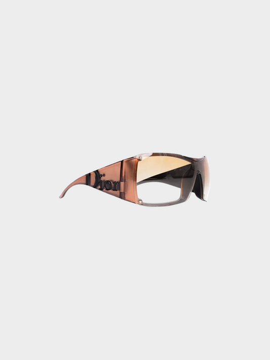 Christian Dior SS 2005 Brown Overshine Sunglasses