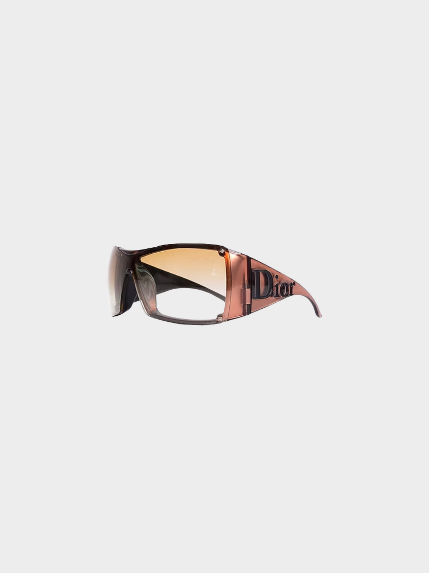 Christian Dior SS 2005 Brown Overshine Sunglasses