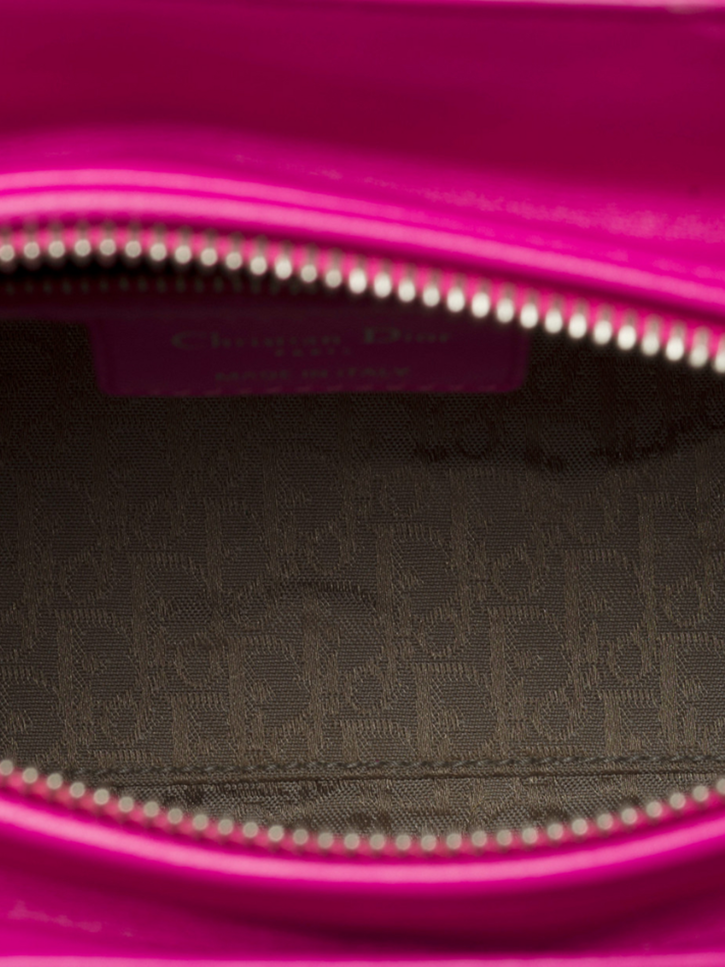 Christian Dior 2011 Bright Pink Medium Cannage Lady Dior Bag