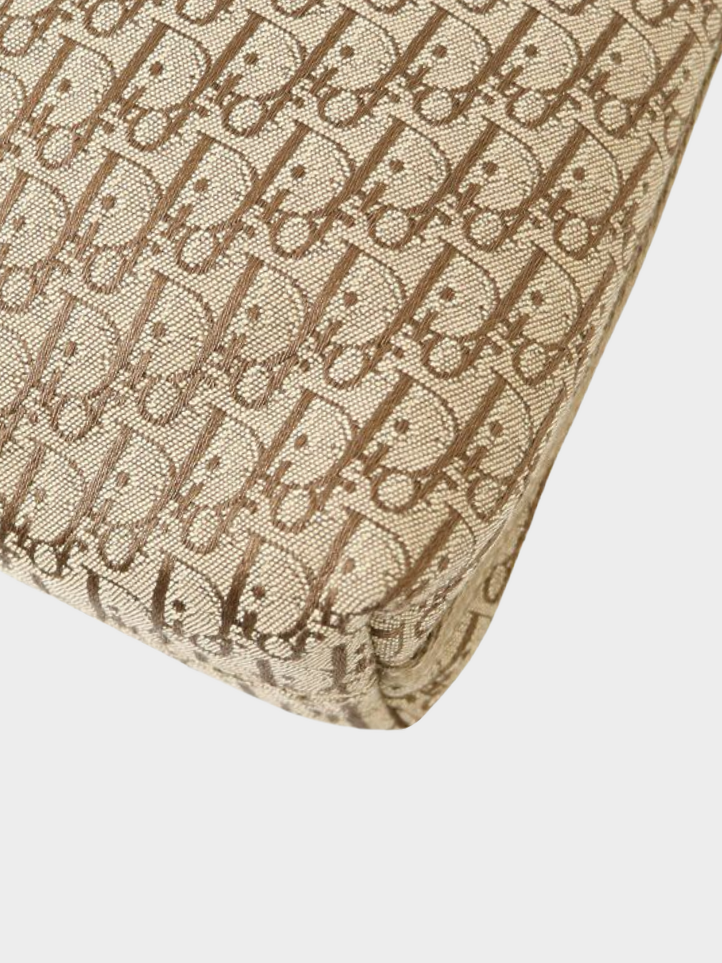 Christian Dior 2004 Brown Monogram Trotter Pattern One-Shoulder Bag