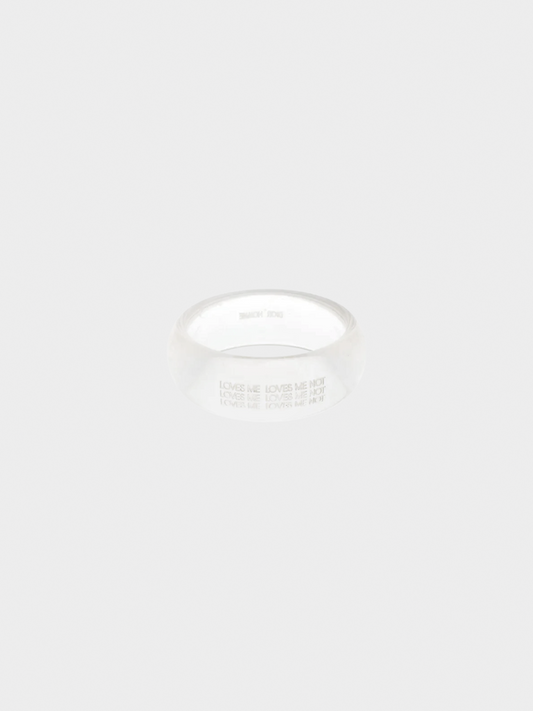 Christian Dior Homme SS 2007 Clear "Loves Me, Loves Me Not" Bracelet