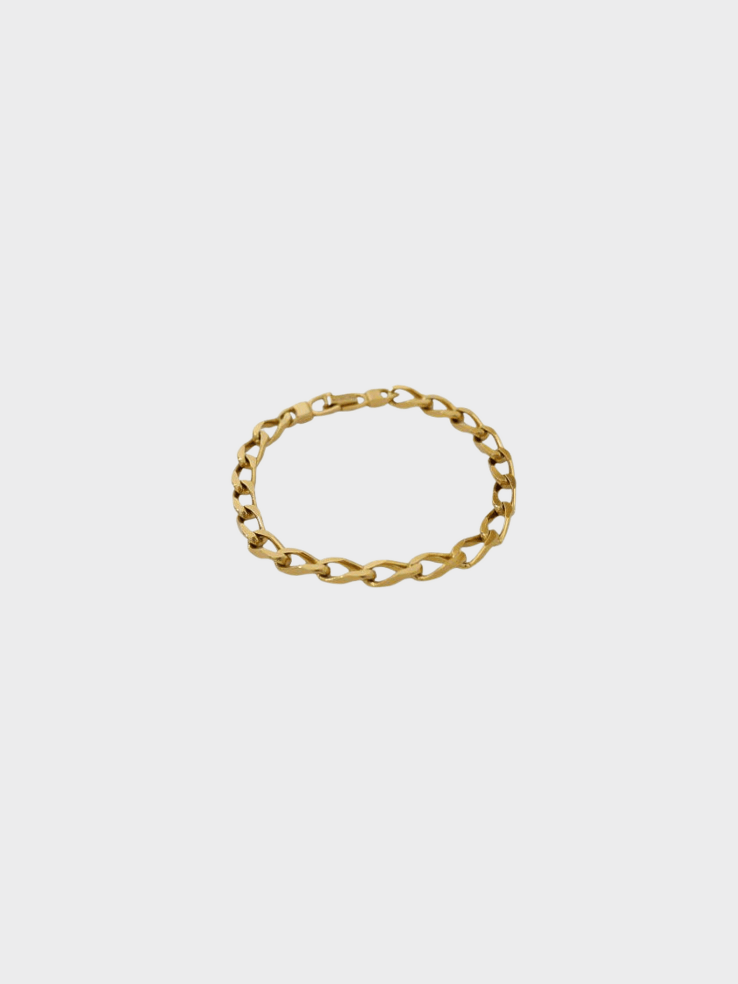 Christian Dior 1980s Gold Plated Chain Link Bracelet