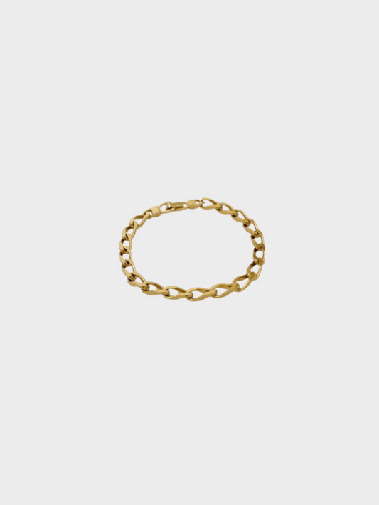 Christian Dior 1980s Gold Plated Chain Link Bracelet