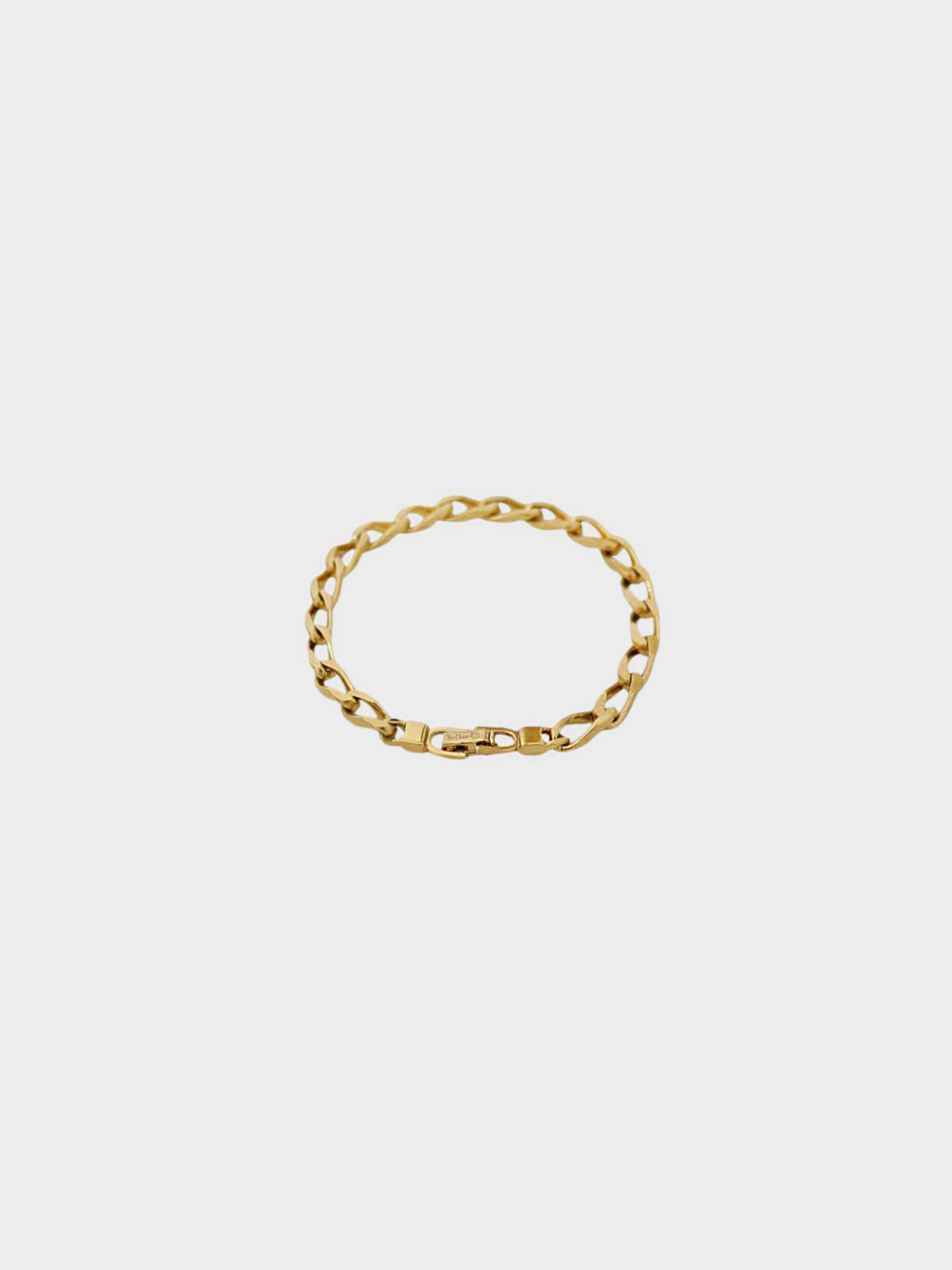 Christian Dior 1980s Gold Plated Chain Link Bracelet