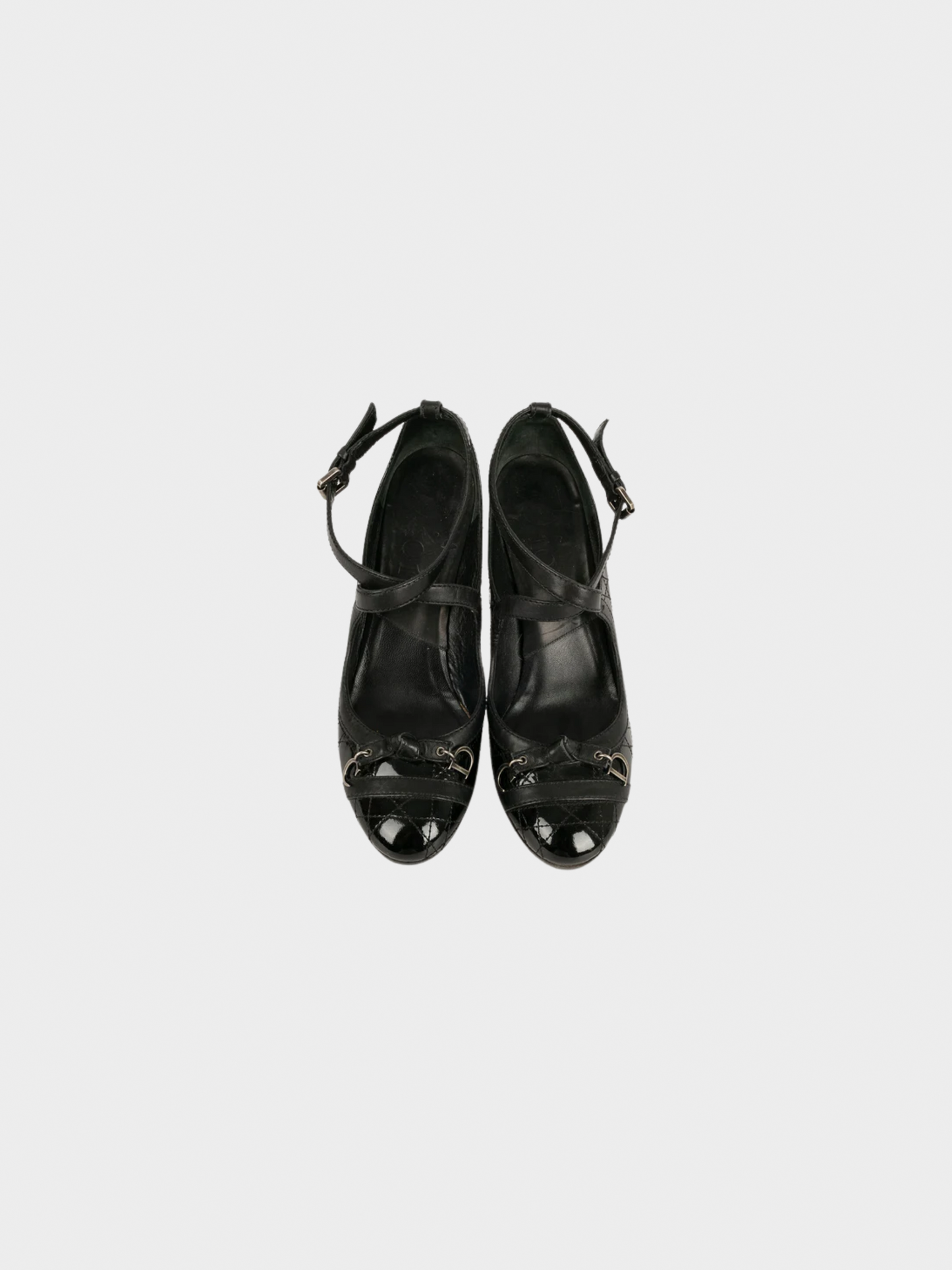 Christian Dior 2000s Black Patent Leather Heels