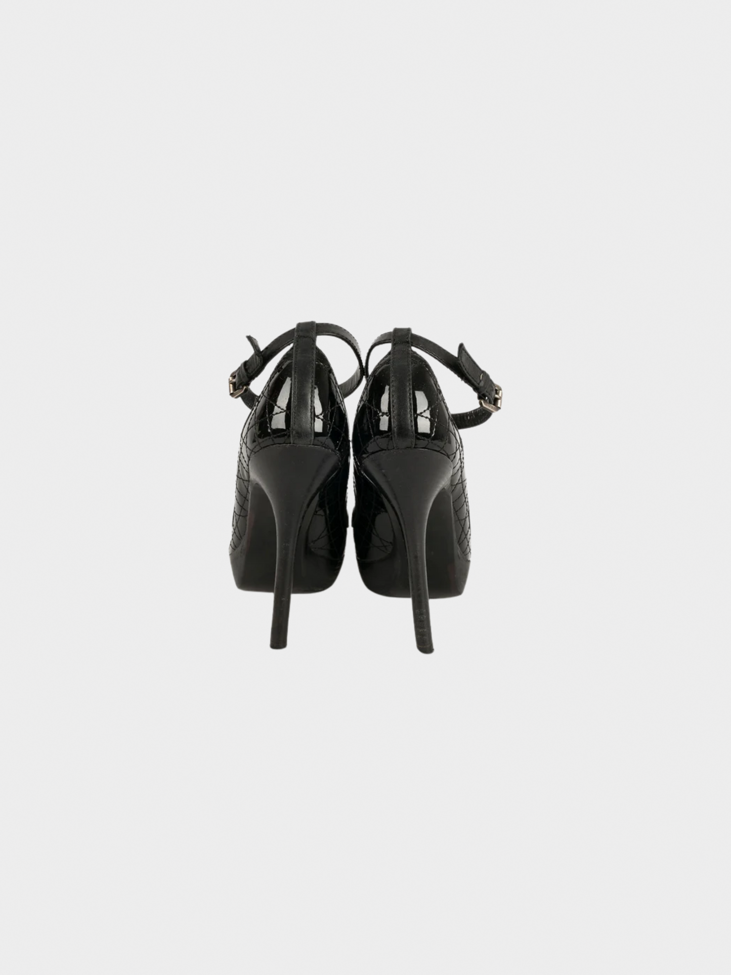 Christian Dior 2000s Black Patent Leather Heels