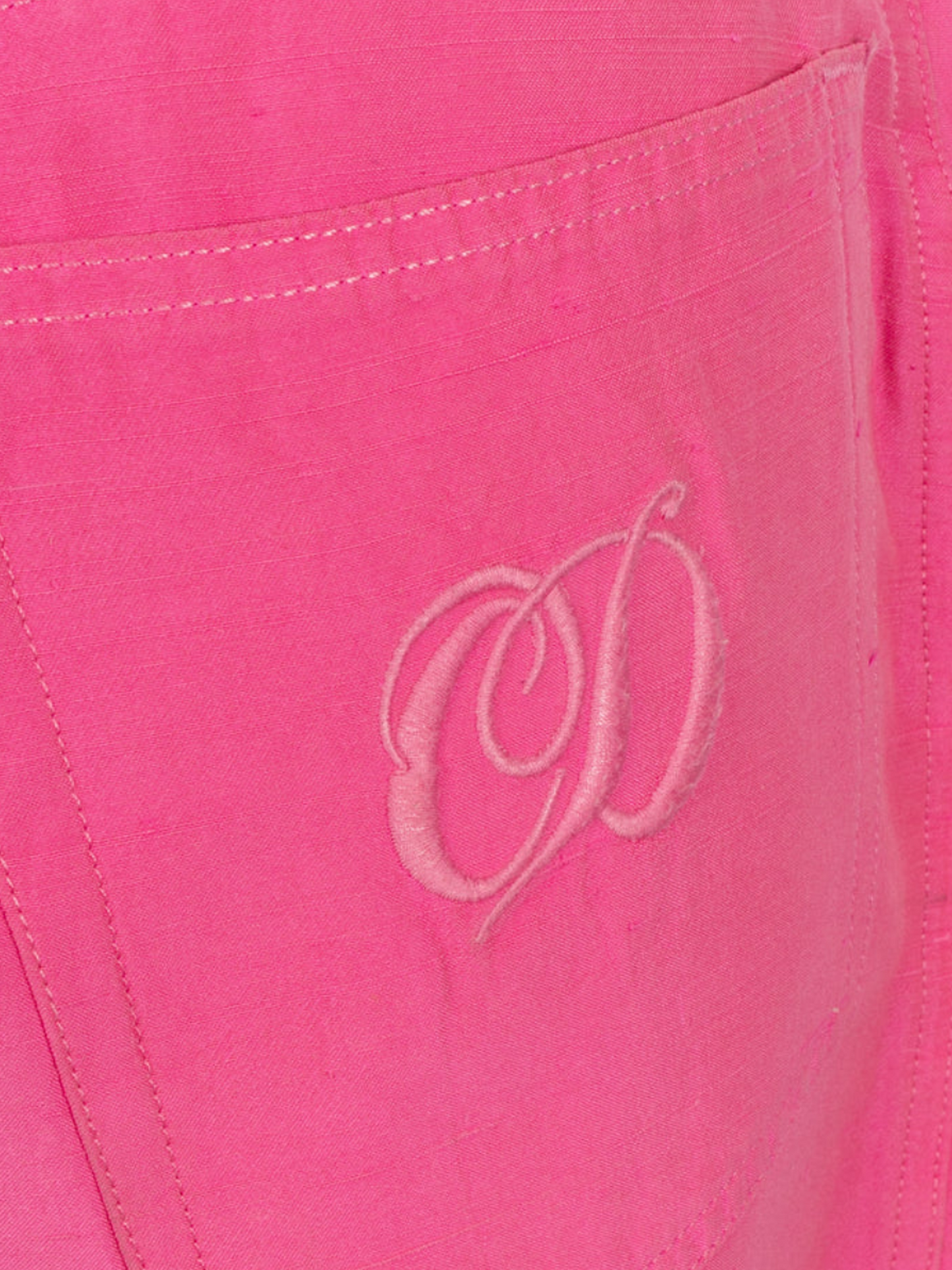 Christian Dior 1980s Pink Silk trousers