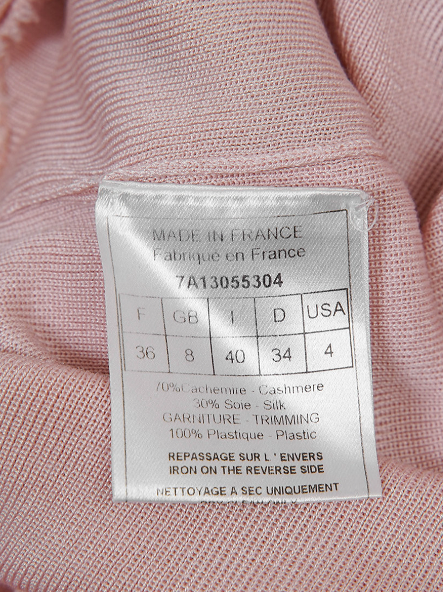 Christian Dior 2000s Pink Cashmere Oversized Bow Top