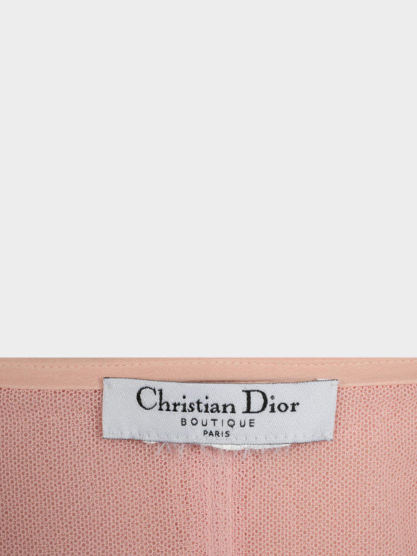 Christian Dior by John Galliano FW 2003 Pink Silk Bustier Top