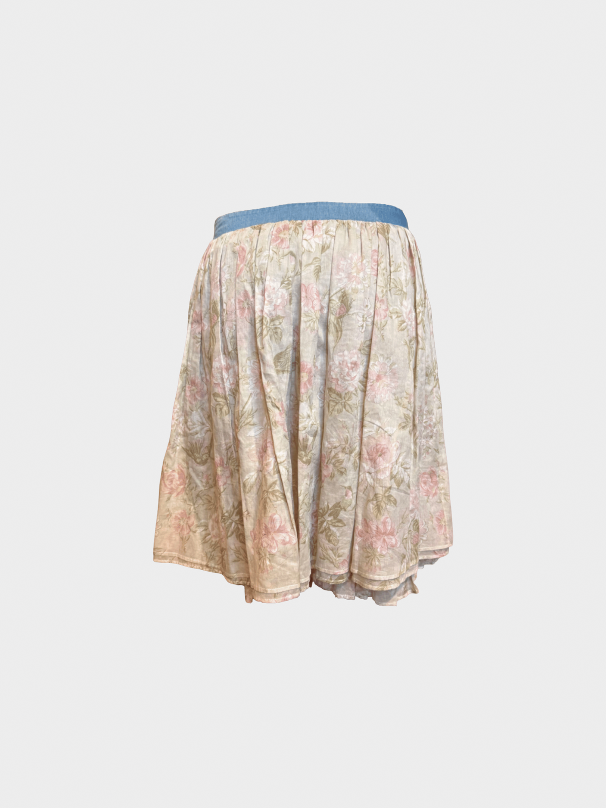Dolce and Gabbana 2000s Ivory Floral Two-Piece Set