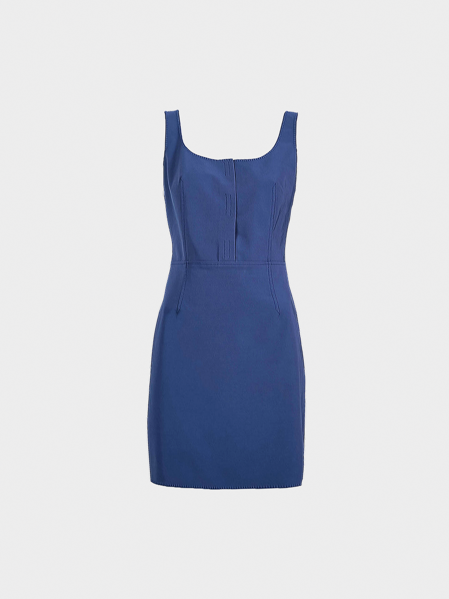 Prada FW 1997 Blue Polyester Mini Dress