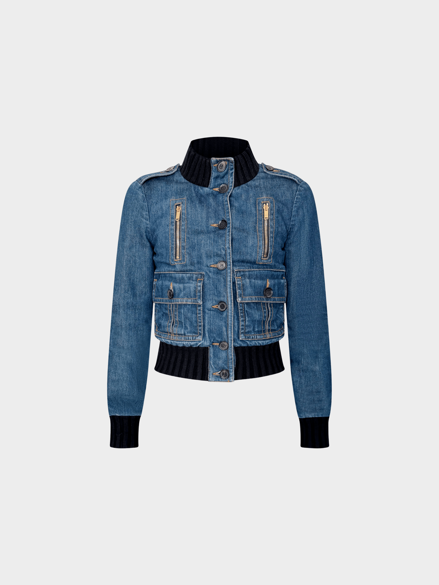 Gucci by Frida Giannini Resort 2006 Denim Bomber Jacket