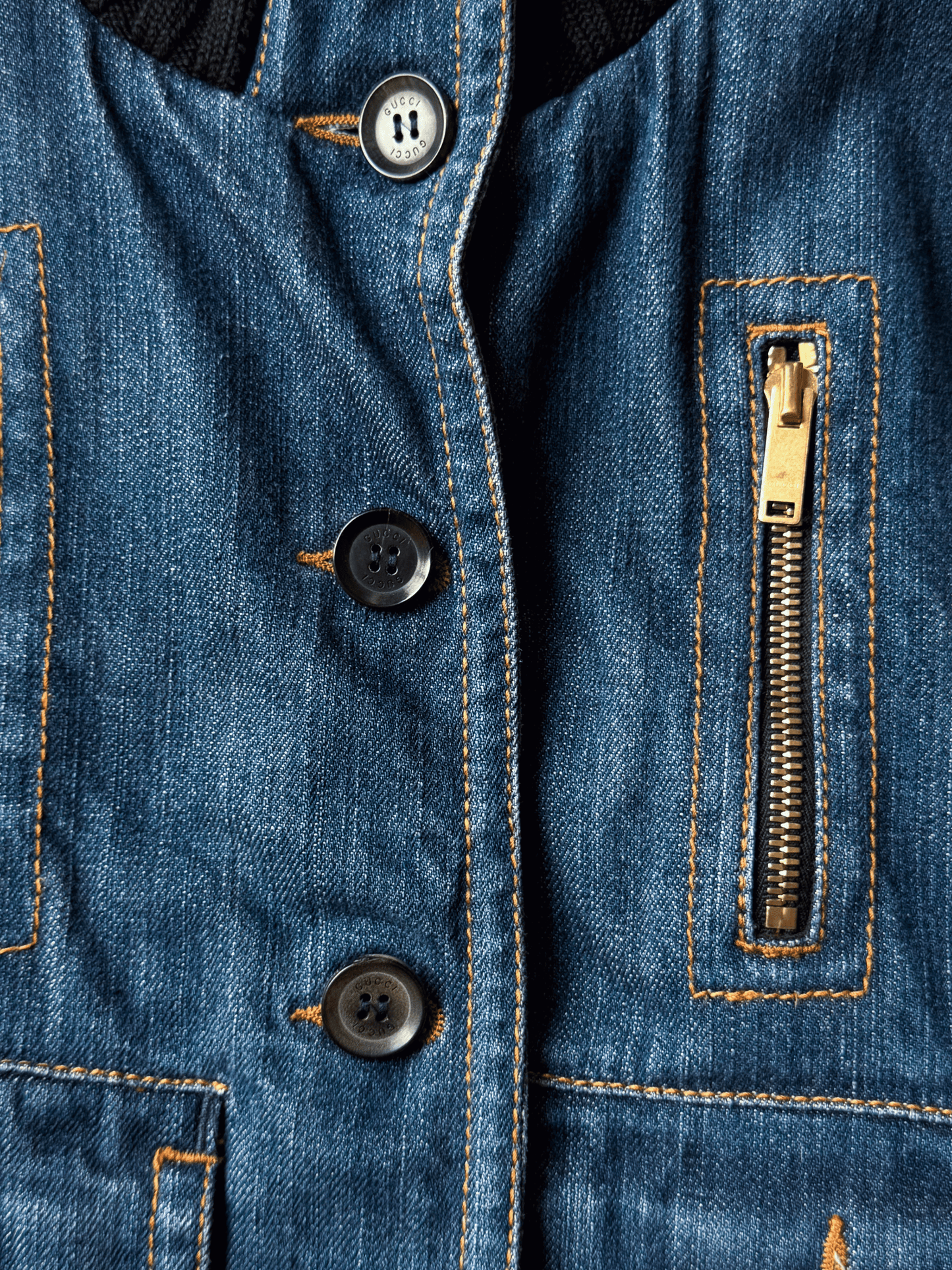 Gucci by Frida Giannini Resort 2006 Denim Bomber Jacket