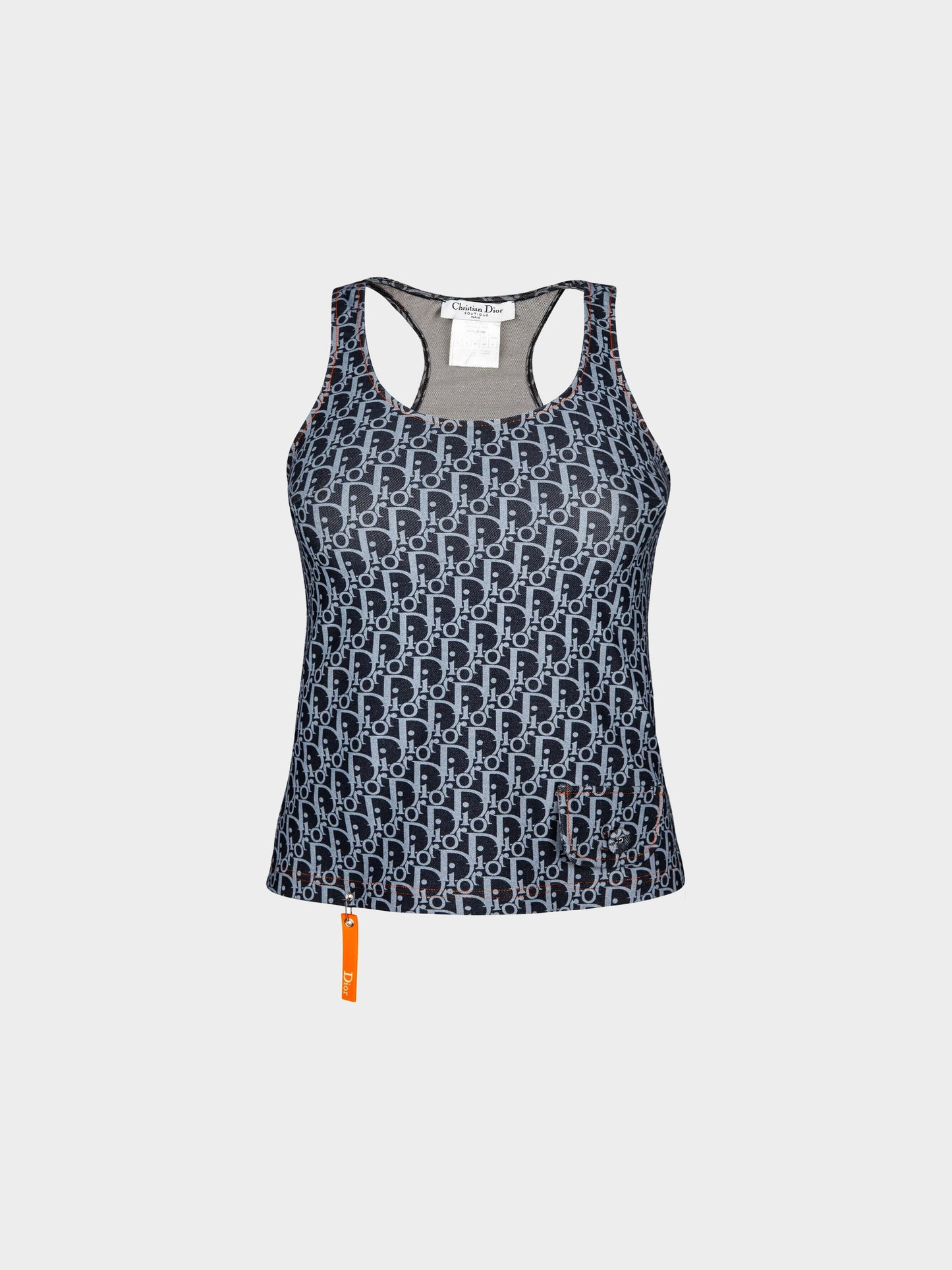 Christian Dior 2002 Flight Monogram Tank Top