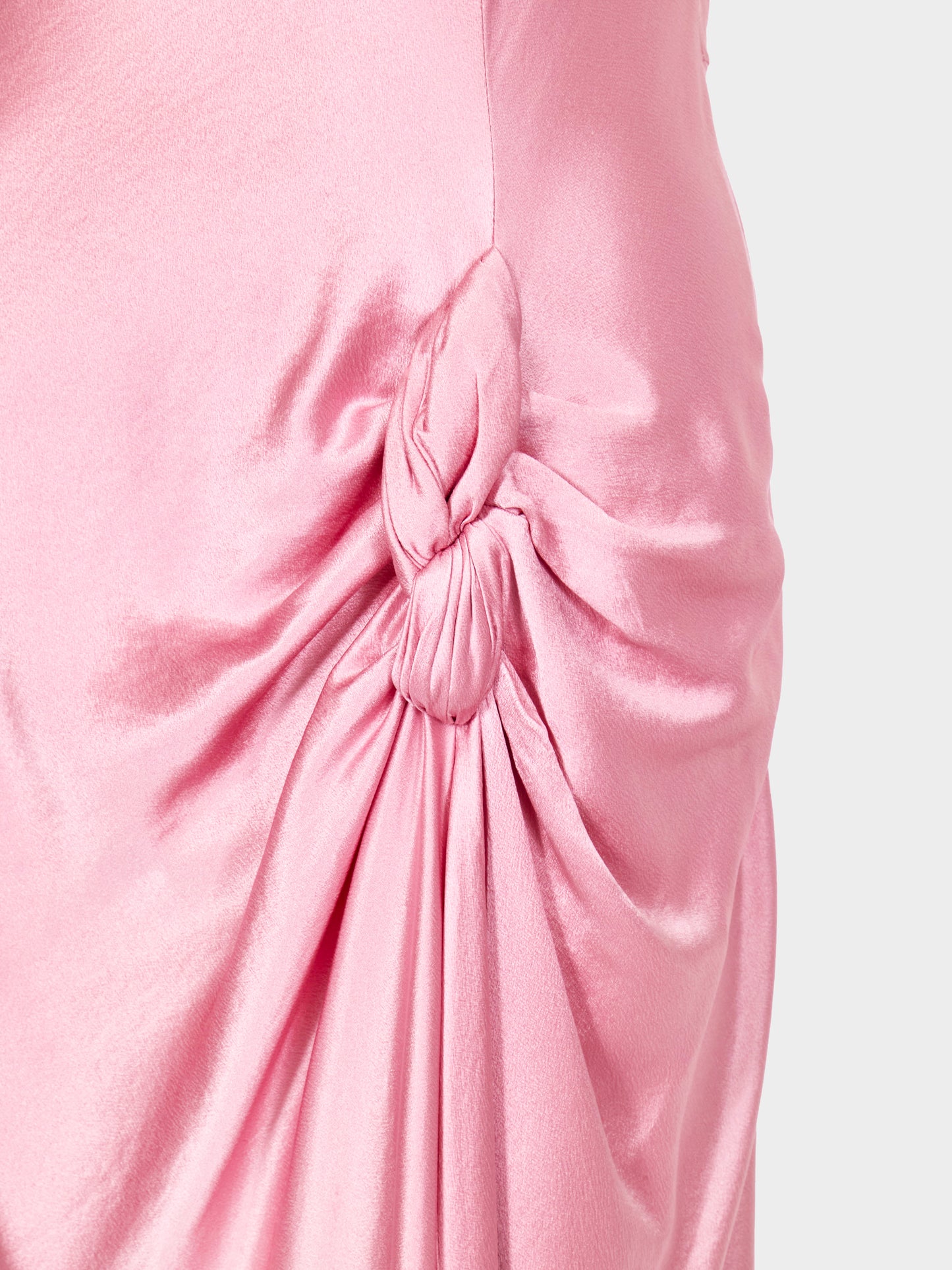 Christian Dior by John Galliano FW 2003 Pink Satin Cocktail Dress
