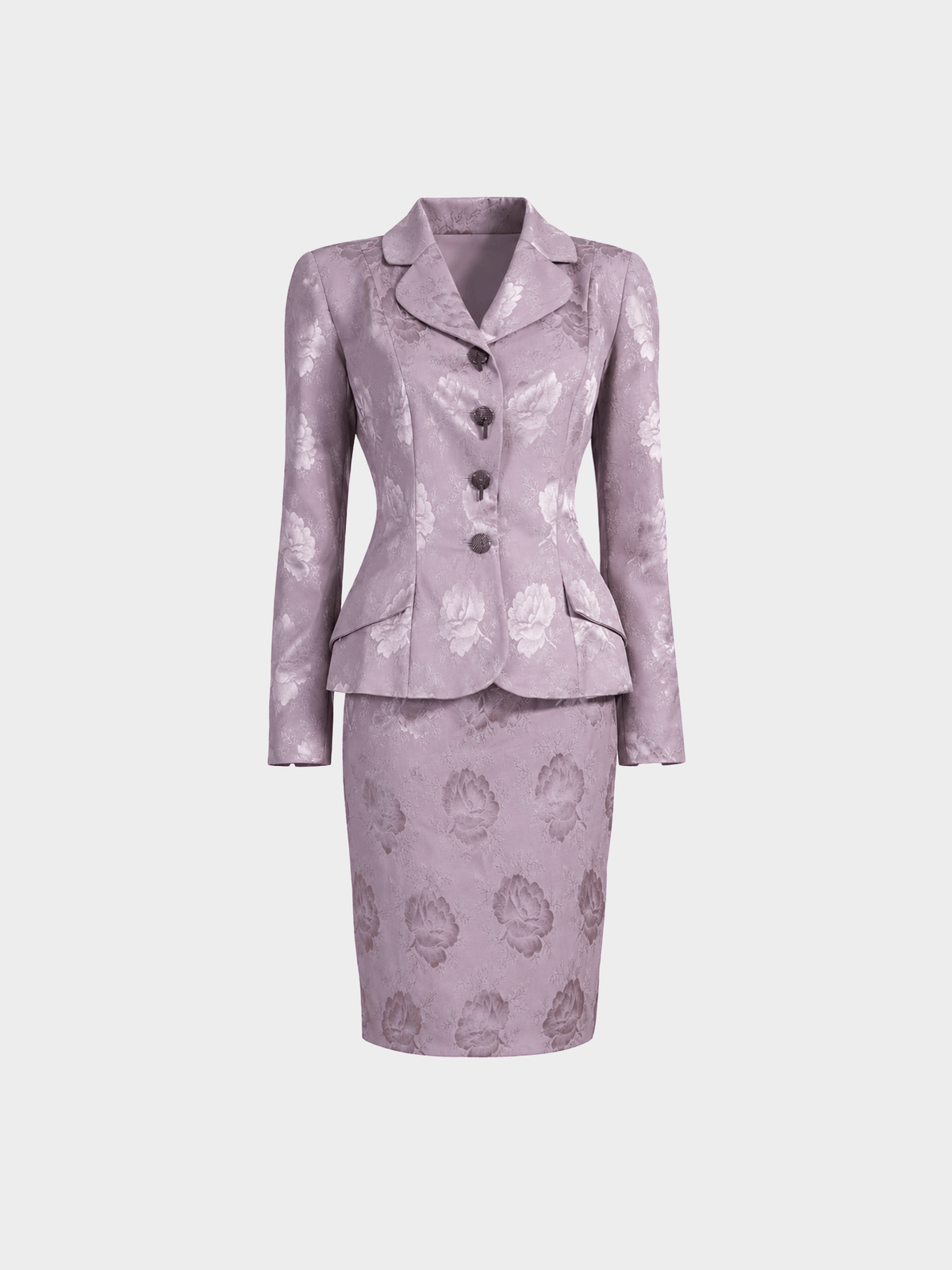 Christian Dior FW 1997 Light Rose Blazer and Skirt Set