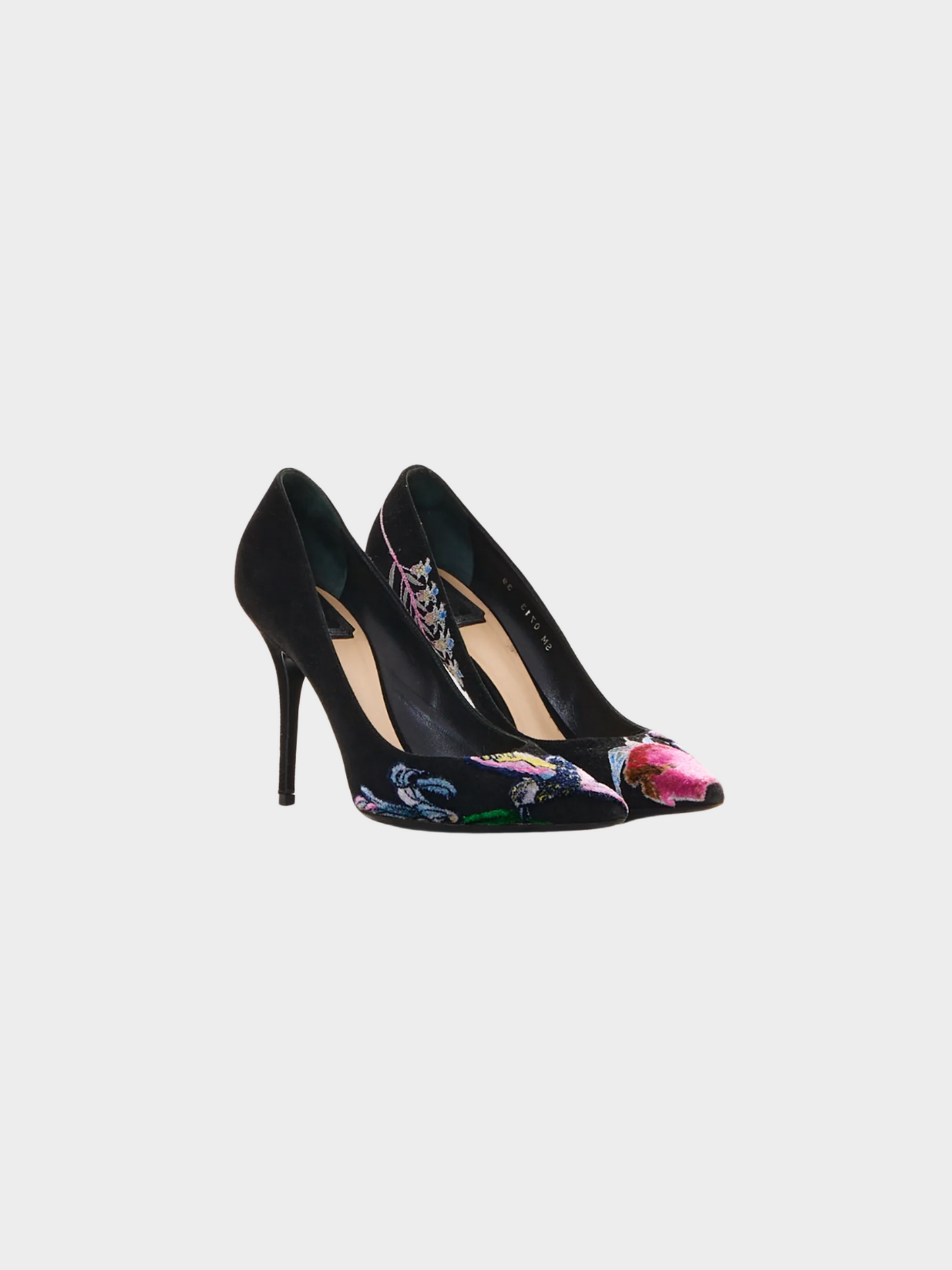 Christian Dior 2010s Declinaison Defile Suede Pumps