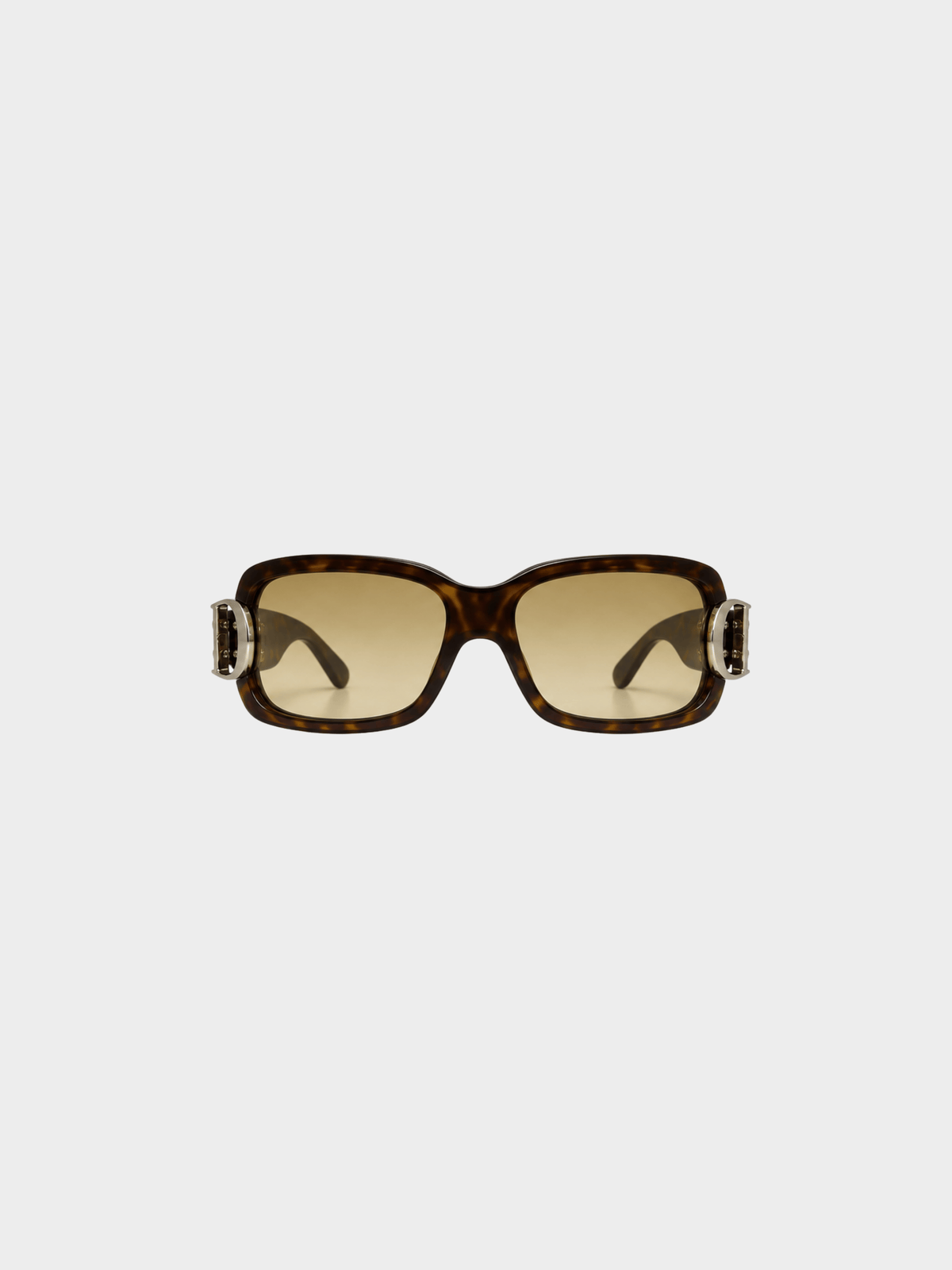Christian Dior 2000s Brown Tortoiseshell Sunglasses