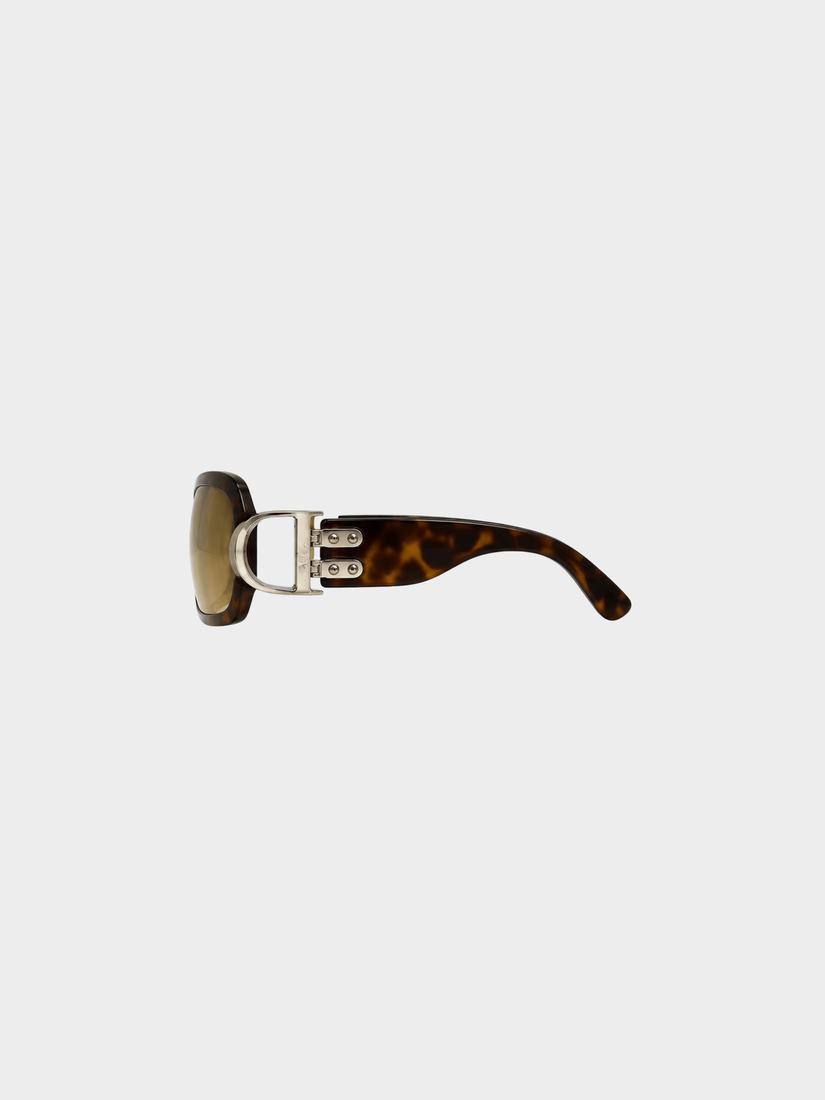 Christian Dior 2000s Brown Tortoiseshell Sunglasses