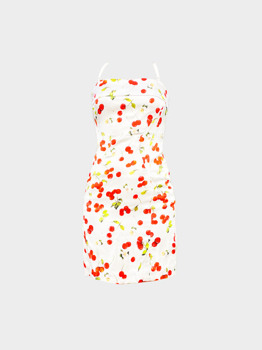 Dolce and Gabbana D&G 2000s Cherry Print Dress