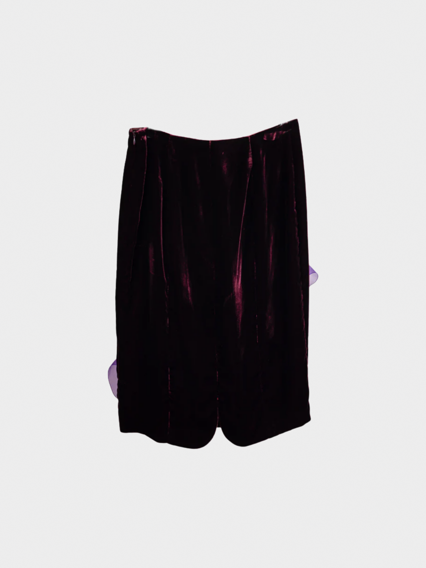 Giorgio Armani AW 2006 Runway Velvet Silk Frill Skirt