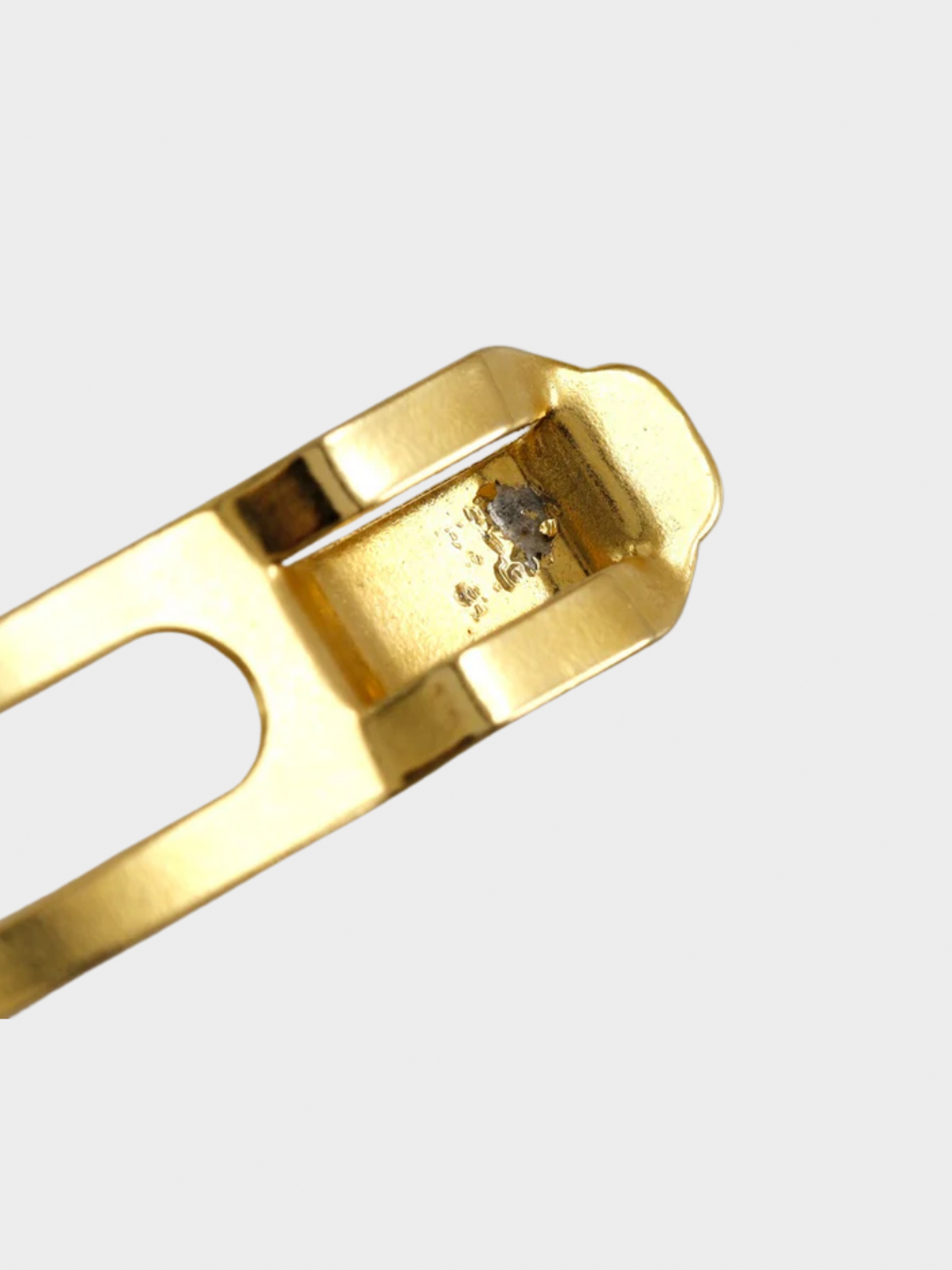 Fendi 2010s Brown Leopard FF Logo Barrette