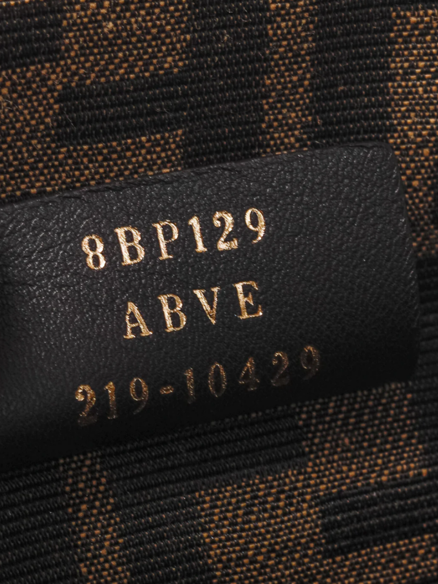 Fendi 2020s Small Black Nappa Leather First Bag