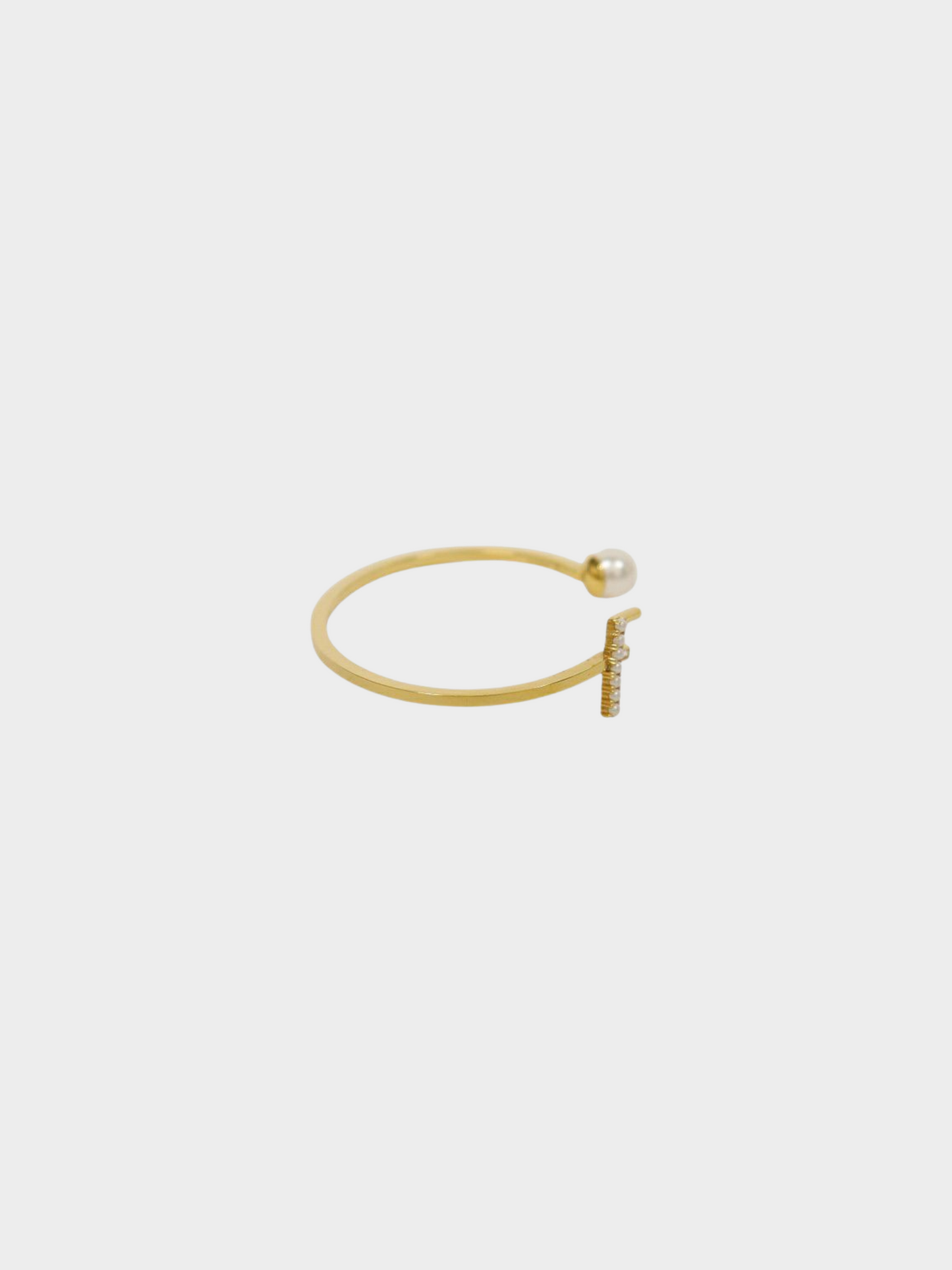 Fendi 2020s Gold First Pearl Bangle