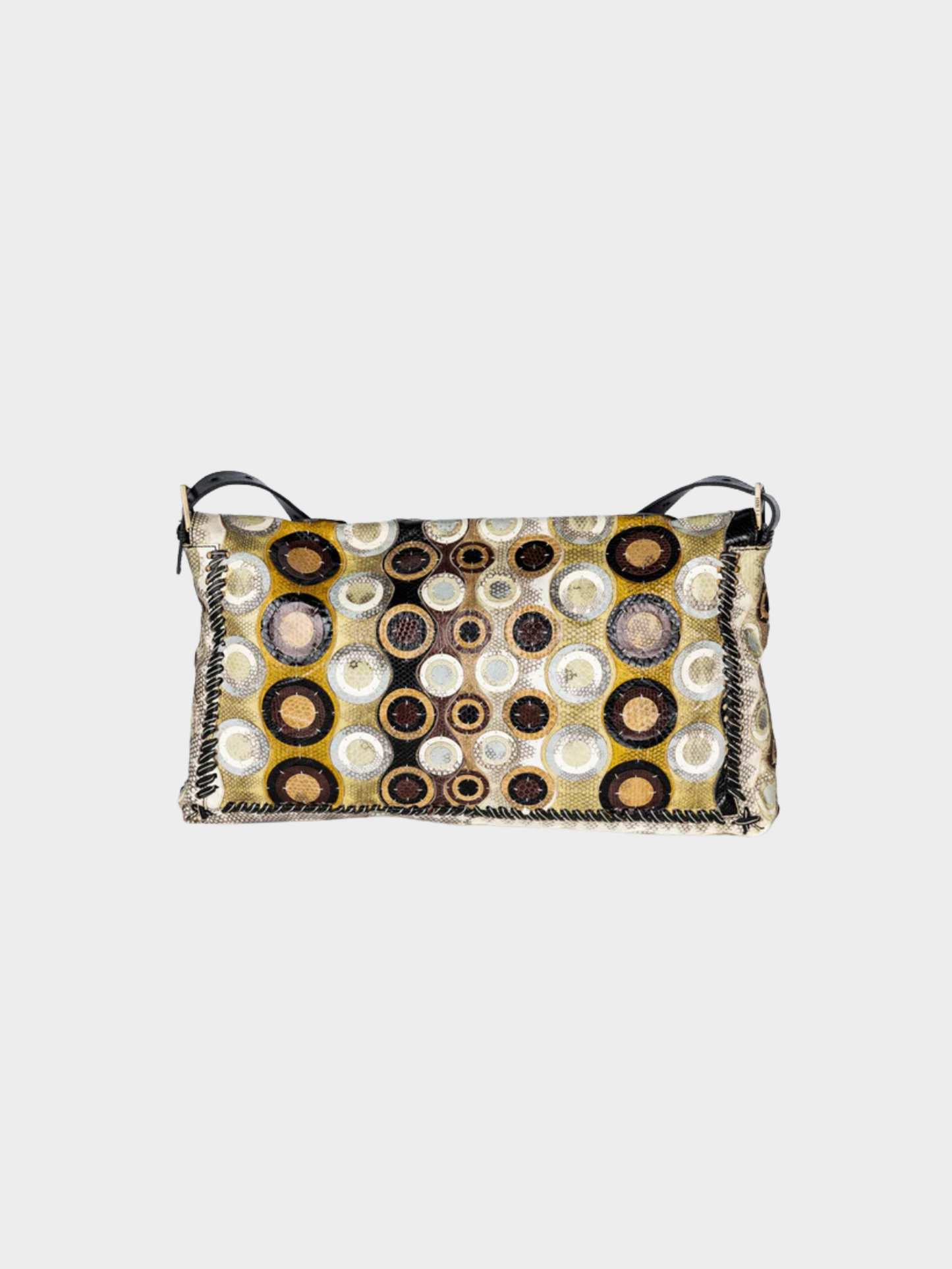 Fendi by Karl Lagerfeld Spring 2008 XL Baguette Snake Skin Shoulder Bag