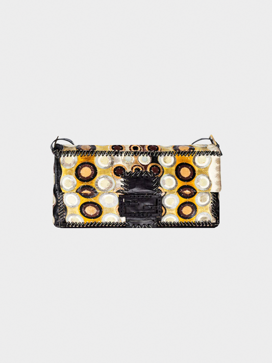 Fendi by Karl Lagerfeld Spring 2008 XL Baguette Snake Skin Shoulder Bag