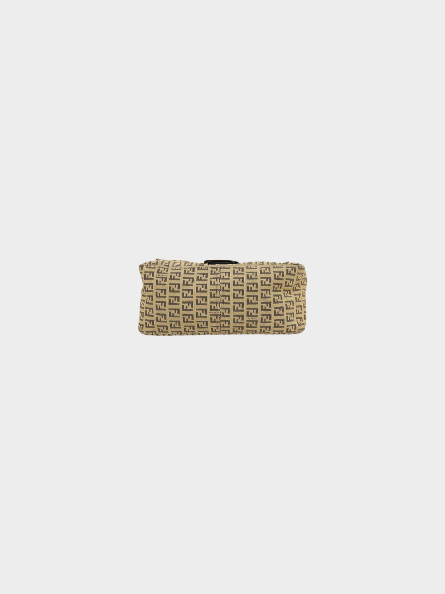 Fendi 2000s Beige Zucchino Mamma Baguette Bag