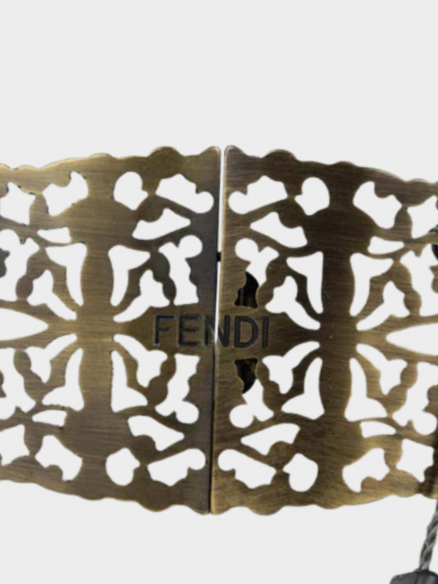 Fendi by Karl Lagerfeld Spring 2008 Mosaic leather Malachite and Lapis Statement Belt