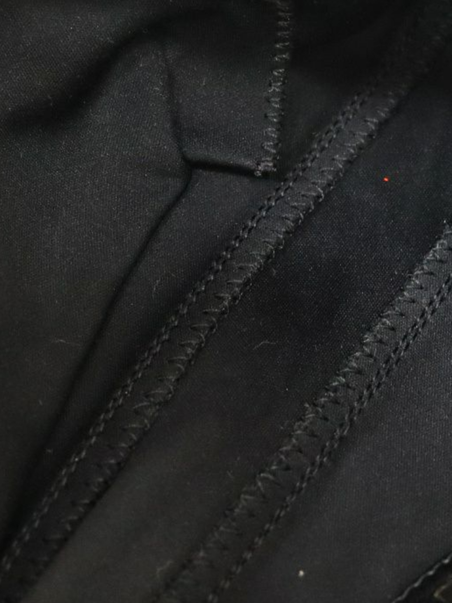 Fendi 2000s Black Cotton Jersey Mamma Baguette Bag