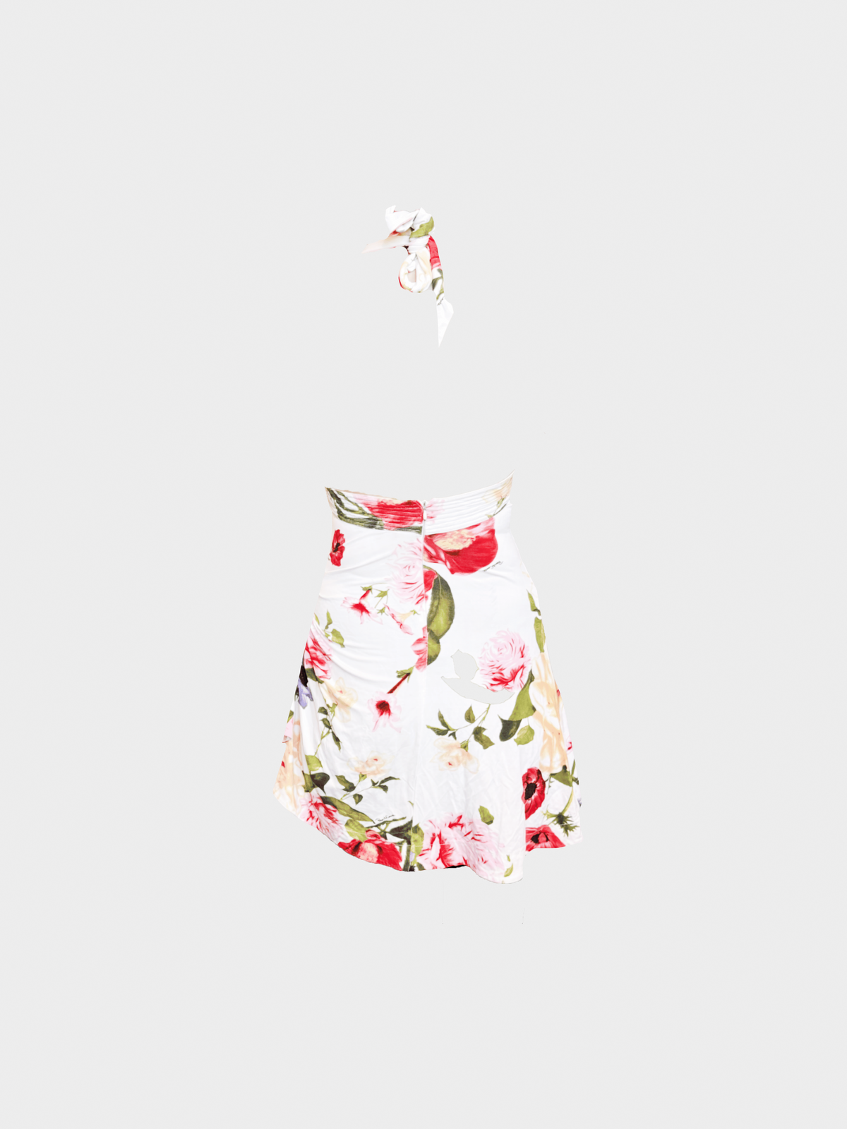Roberto Cavalli 2000s Floral Printed Halter Top