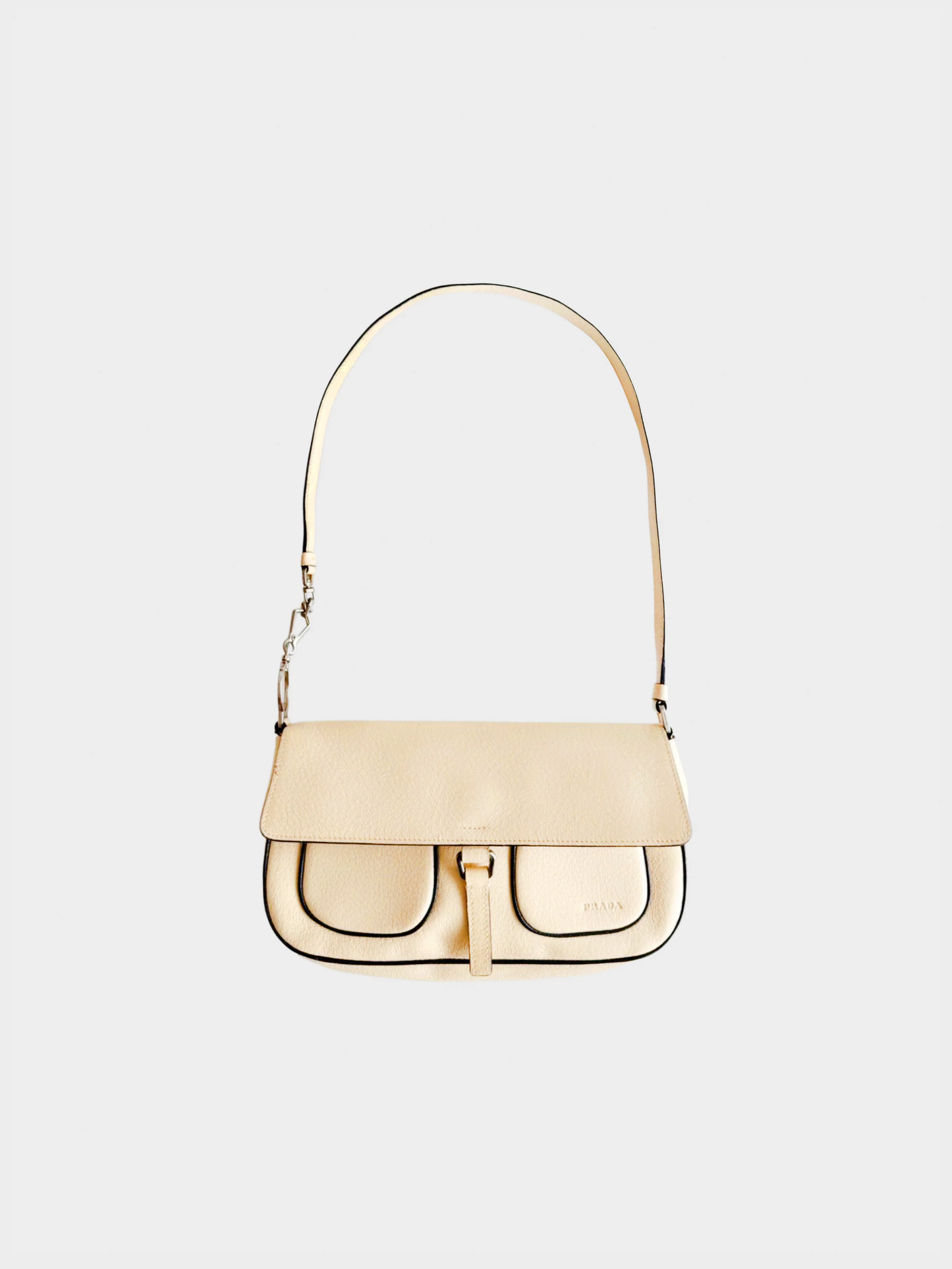 Prada SS 2000 Beige Leather Handbags