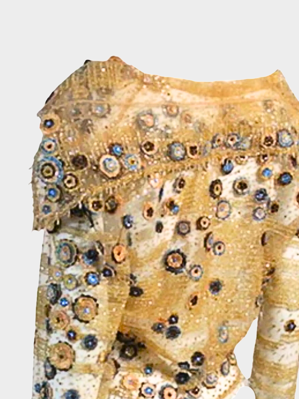 Valentino FW 2002 Rare Runway Hand beaded Crystal Embellished Top
