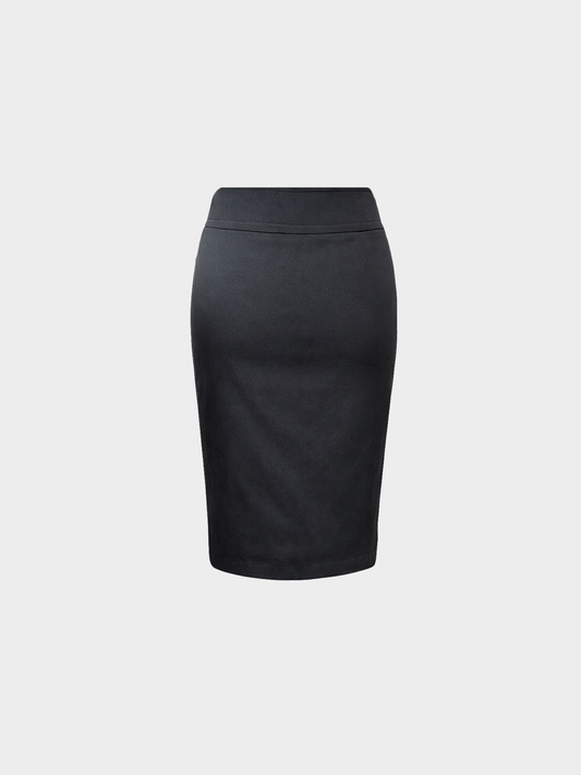 Gucci by Tom Ford 2000s Black Horse-bit Midi Skirt