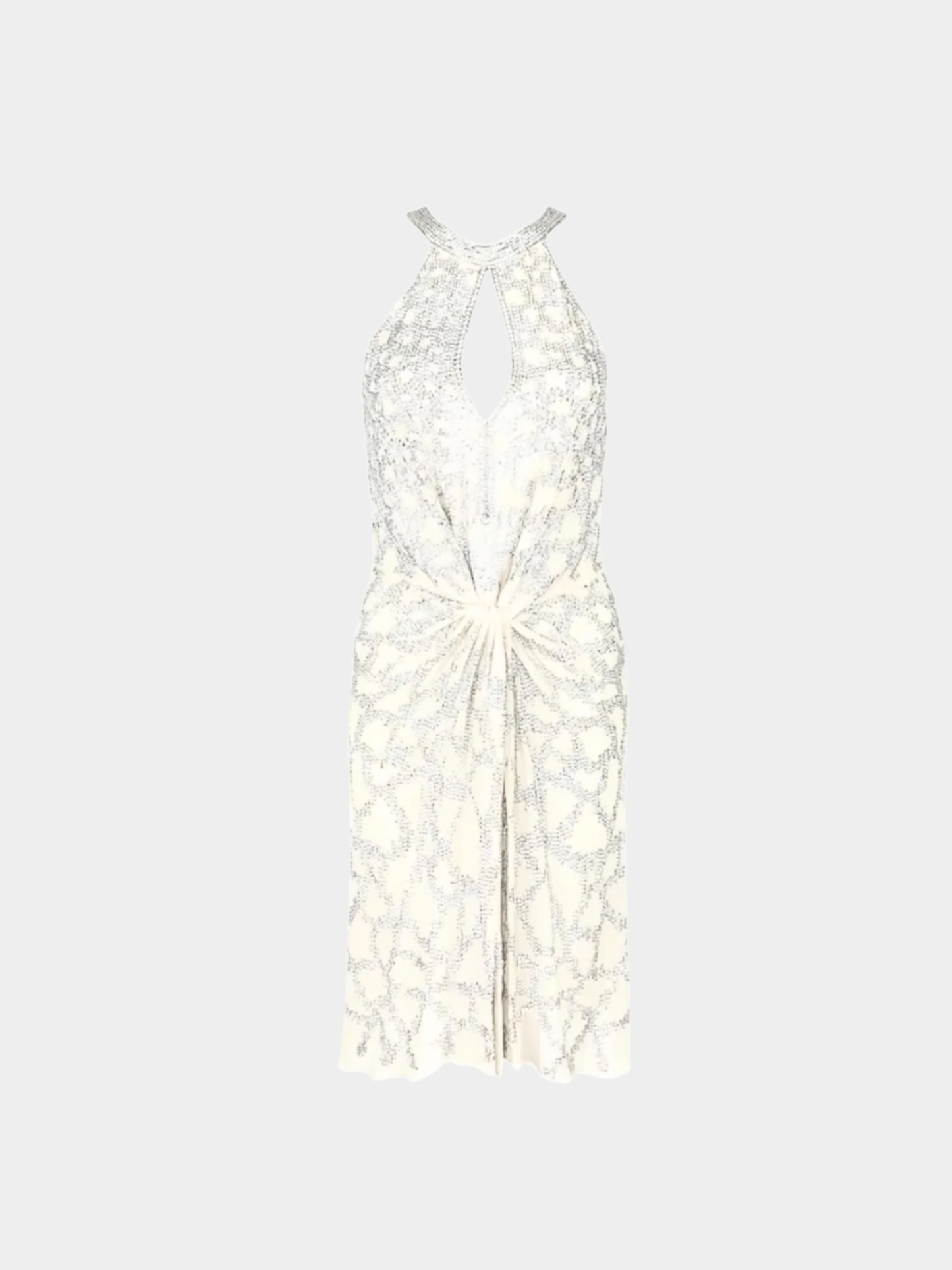 Roberto Cavalli 2007 Beige Embroidered Dress