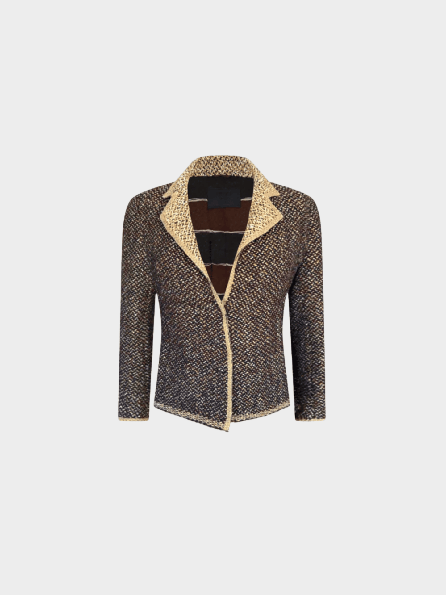 Prada FW 2000 by Miuccia Prada Brown Tweed Jacket