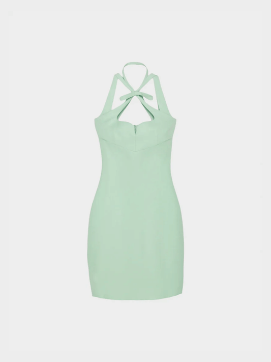 Gucci 2020 Mint Green Sweetheart Short Dress