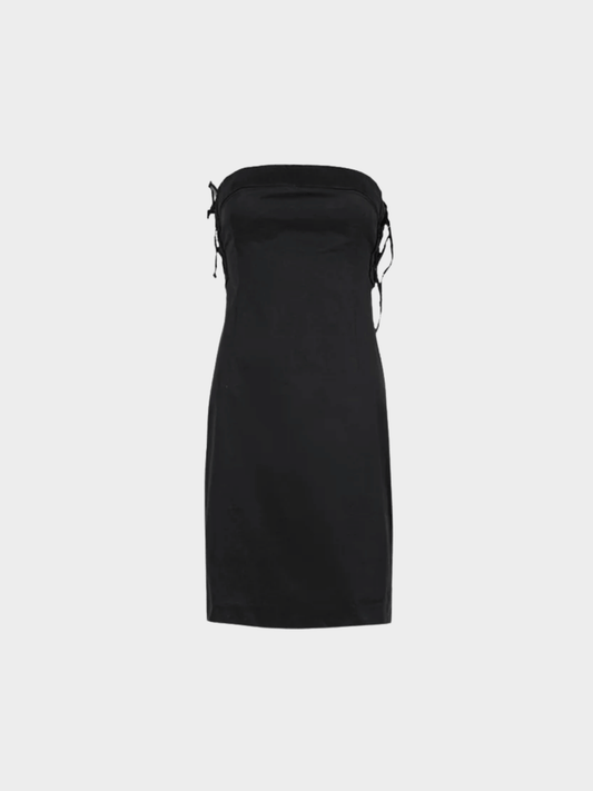 Miu Miu SS 1998 Mini Cotton Black Dress