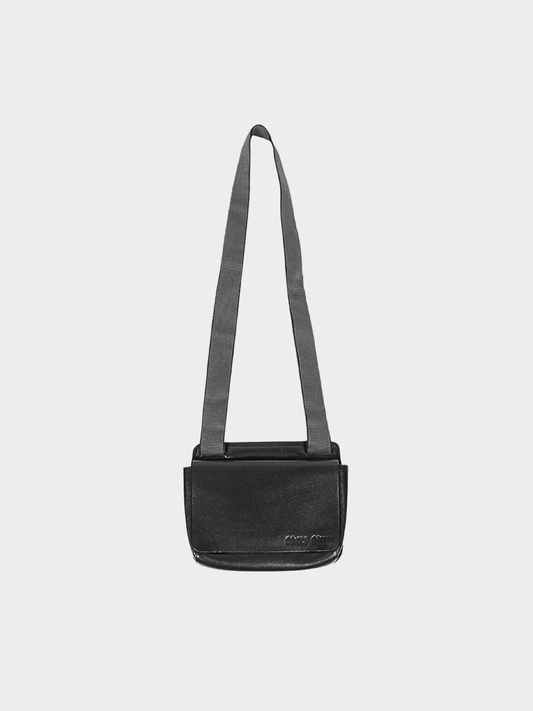 Miu Miu FW 1999 Black Leather Mesh Bag