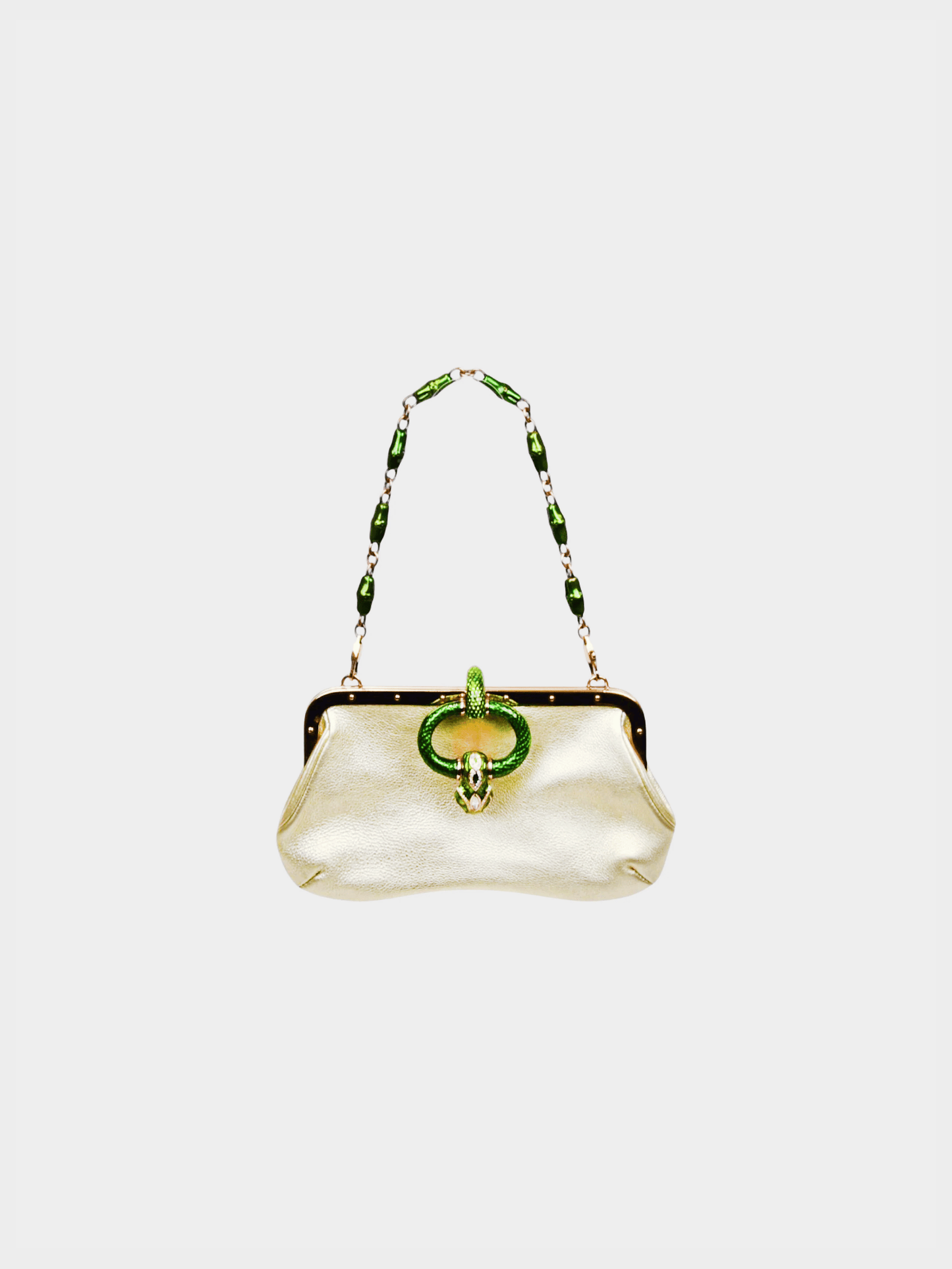 Gucci by Tom Ford SS 2004 Crystal Green Dragon bag