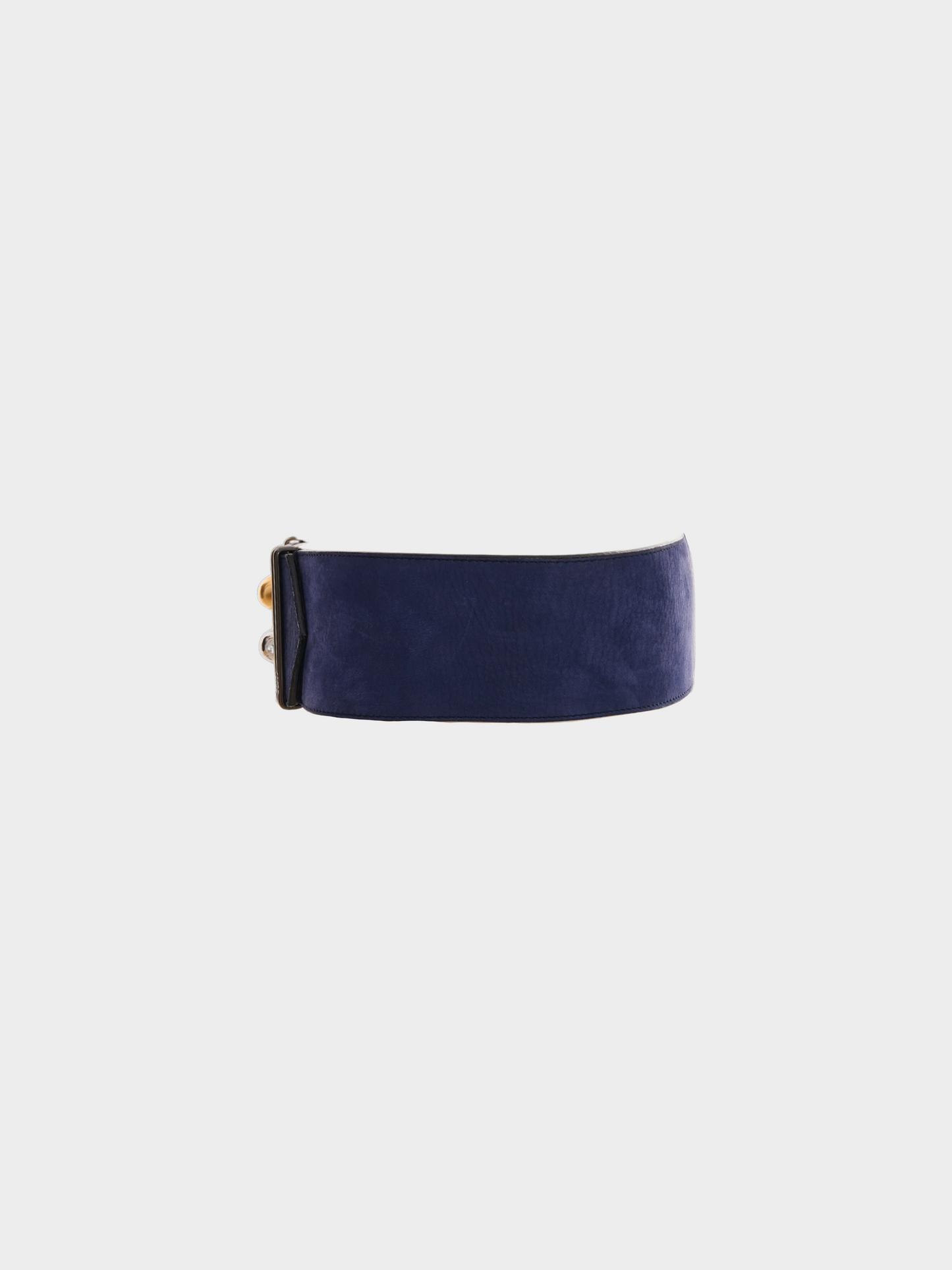 Fendi 2000s Blue and Gold Belt
