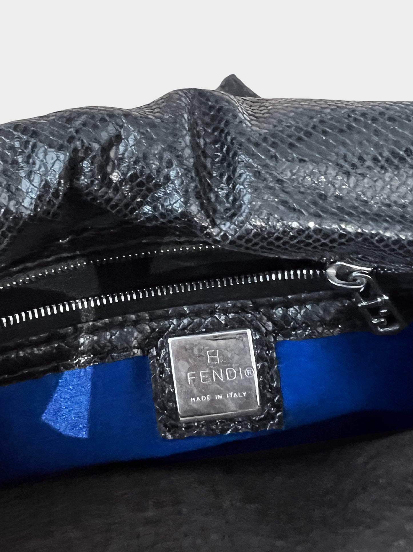 Fendi 2000s Multicolor Beaded Embroidered Baguette